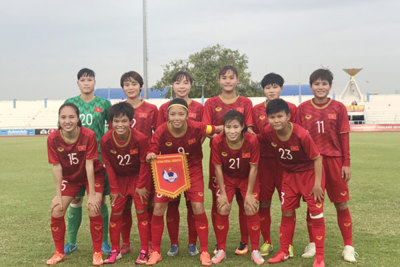 Giải bóng đá nữ vô địch Đông Nam Á 2019: Việt Nam thắng "hủy diệt" Campuchia