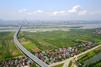 Giá đất trục Nhật Tân – Nội Bài: Tăng mạnh nhờ dự án tỷ đô