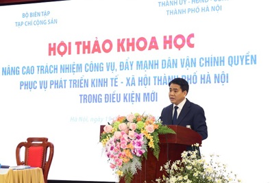 Chủ tịch UBND TP Hà Nội Nguyễn Đức Chung: Nâng chất lượng đội ngũ cán bộ