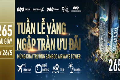 Ưu đãi trị giá hàng chục tỷ đồng dịp khai trương Bamboo Airways Tower 265 Cầu Giấy