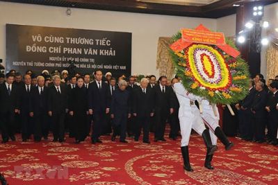 Thông báo về Lễ viếng nguyên Thủ tướng Phan Văn Khải ngày 20/3/2018