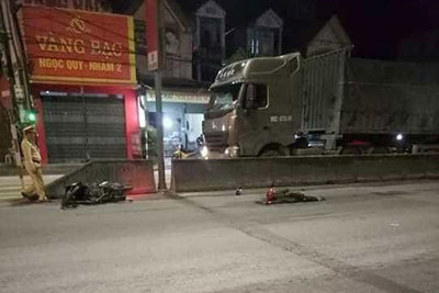 Nghệ An: Một người đàn ông tử vong tại chỗ sau va chạm với xe tải