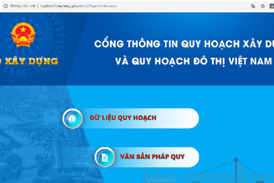 Hướng dẫn đăng thông tin hồ sơ quy hoạch xây dựng, quy hoạch đô thị