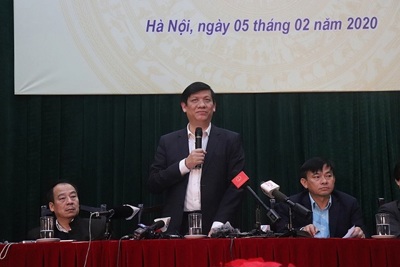 Bộ Y tế họp báo về dịch nCoV: Đỉnh dịch ở Trung Quốc có thể 7 - 10 ngày tới