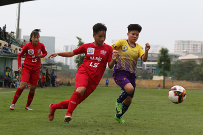 Hà Nội thắng tưng bừng trong ngày khai mạc Giải bóng đá nữ Cup Quốc gia 2019