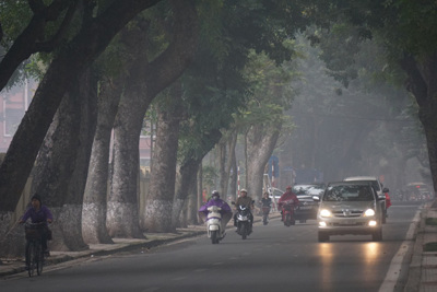 Mưa nhiều giúp 50% chỉ số đo chất lượng không khí tại Hà Nội đạt mức tốt