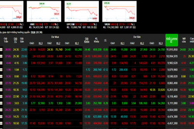 Phiên 31/1: Nhà đầu tư tiếp tục bán tháo trong phiên chiều, VN-Index lao dốc phiên thứ 2