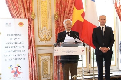 Kỷ niệm 45 năm thiết lập quan hệ ngoại giao Việt Nam - Pháp