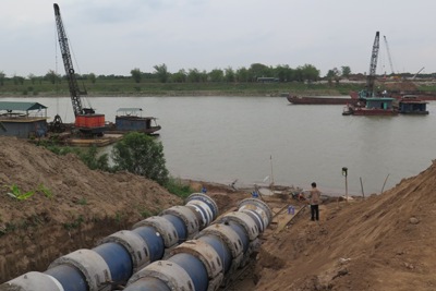 Cấm luồng sông Đuống qua huyện Gia Lâm trong 5 ngày