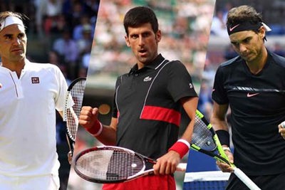 Bảng xếp hạng ATP tennis: Thế "chân kiềng" Nadal - Djokovic - Federer