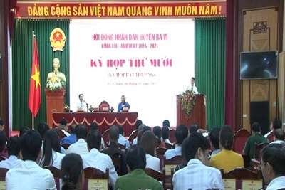 Ông Phùng Tân Nhị được bầu giữ chức Chủ tịch HĐND huyện Ba Vì