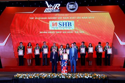 SHB được vinh danh TOP 50 doanh nghiệp xuất sắc nhất