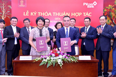 PVcomBank tăng cường hợp tác với Đại học Hà Nội