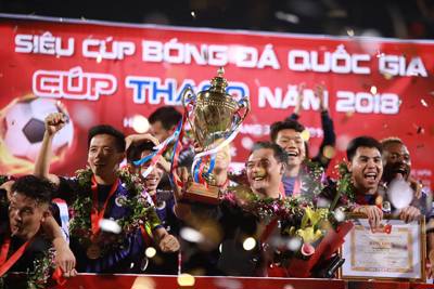 [Ảnh] Nhìn lại chiến thắng thuyết phục của Hà Nội FC tại Siêu Cup Quốc gia