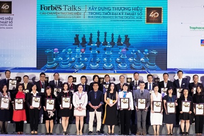 Forbes Việt Nam vinh danh 40 thương hiệu công ty giá trị nhất năm 2018