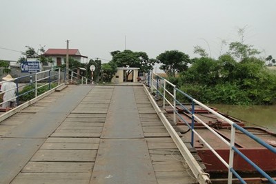 Hải Phòng xây cầu vĩnh cửu thay thế cầu phao Sông Hóa
