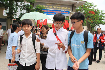 Thi tuyển sinh vào lớp 10 tại Hà Nội 2.332 bài thi đạt điểm 10