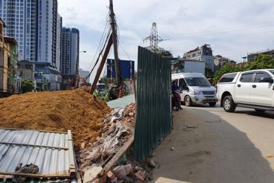 Cảnh cáo nhà thầu thi công dự án cải tạo đường Nguyễn Khoái