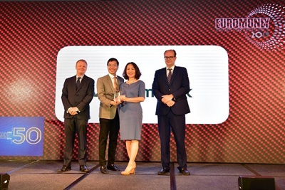 Vietcombank nhận giải thưởng ”Ngân hàng tốt nhất Việt Nam” của tạp chí Euromoney