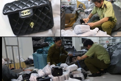 Hà Nội: Phát hiện hơn 1.000 sản phẩm giả nhãn hiệu Dior, Hermes... trong kho hàng ở Phú Xuyên