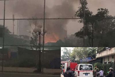 Hà Nội: Cháy lớn căn nhà ở đường Nguyễn Chính, 3 bà cháu tử vong