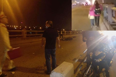 Hà Nội: Người phụ nữ bị xe máy đâm tử vong trên cầu Thanh Trì trong đêm