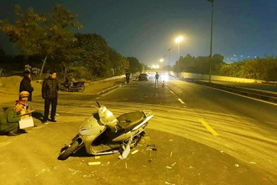 Nghi vấn lái xe say rượu gây tai nạn trên đường gom Đại lô Thăng Long