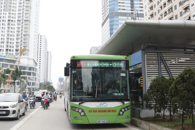 Tăng tần suất tuyến buýt BRT 01 để đáp ứng nhu cầu đi lại