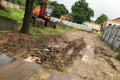 Thanh tra Sở Xây dựng Hà Nội kiểm tra dự án gây mất vệ sinh môi trường ở phường Điện Biên