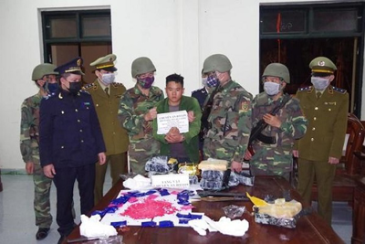 Vận chuyển lượng lớn ma túy qua biên giới, một người Lào bị bắt giữ