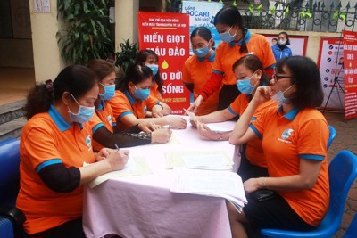 Lan tỏa phong trào hiến máu tình nguyện ở Thanh Xuân