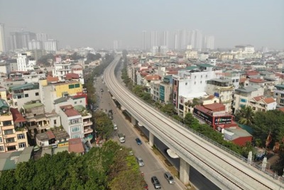 Dừng công trường xây dựng tuyến đường sắt đô thị Nhổn - Ga Hà Nội trong 15 ngày