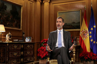 Vua Tây Ban Nha kêu gọi Catalonia tránh đối đầu với chính quyền Madrid