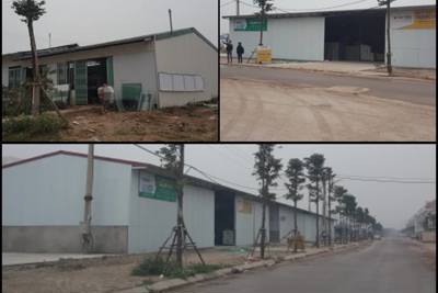 Ngang nhiên xây dựng hàng loạt nhà xưởng không phép ở Khu đô thị mới Phú Lương