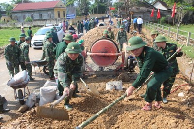 Kết hợp kinh tế - xã hội với quốc phòng