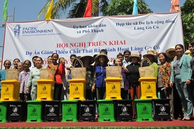 Quảng Ngãi: Người dân Gò Cỏ tự phân loại rác thải