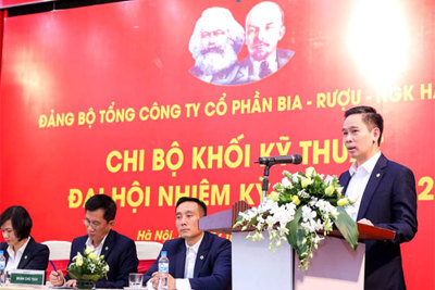 Tổng công ty cổ phần Bia - Rượu - Nước giải khát Hà Nội tổ chức Đại hội điểm cấp cơ sở nhiệm kỳ 2020 - 2025