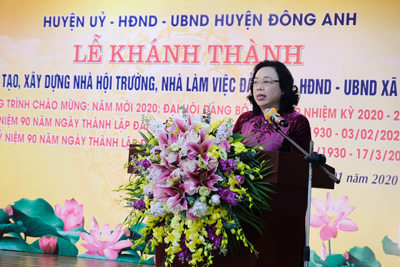 Phó Bí thư Thường trực Thành ủy Ngô Thị Thanh Hằng: Xây dựng nông thôn mới góp phần thay đổi cuộc sống người dân