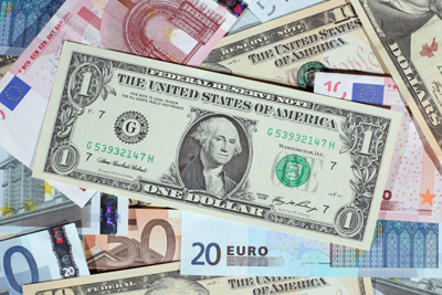 Tỷ giá USD ở mức thấp nhất trong 3 năm, euro tăng mạnh