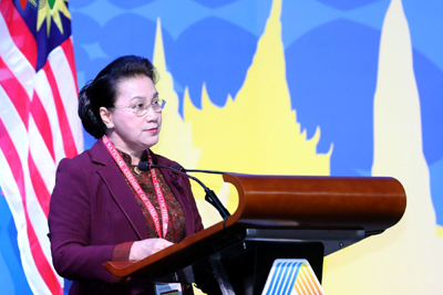 Chủ tịch Quốc hội Nguyễn Thị Kim Ngân nêu vấn đề Biển Đông tại AIPA 40