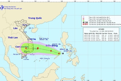 Không khí lạnh tăng cường, có nơi dưới 10 độ C, nguy cơ xuất hiện bão trên Biển Đông