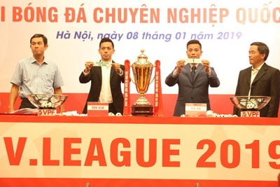 V-League 2019: Hà Nội FC xác định đối thủ đầu tiên tại vòng 1
