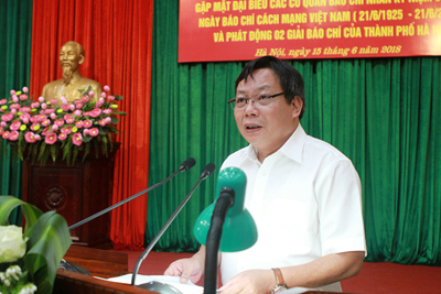 Thành ủy phát động 2 Giải Báo chí mới về Hà Nội