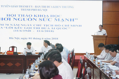 Hà Nội thực sự là nơi khơi nguồn sức mạnh thi đua yêu nước