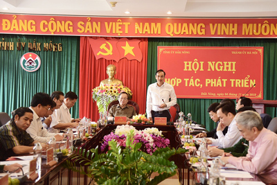 Hà Nội - Đắk Nông: Tăng cường hợp tác để thúc đẩy phát triển