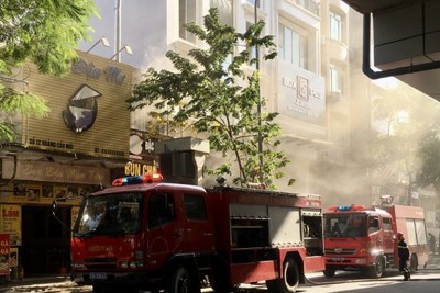 Hà Nội: Quán bún chả cháy dữ dội trên phố Hoàng Cầu