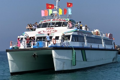 Quảng Ngãi đưa vào hoạt động tàu siêu tốc triệu đô tuyến Sa Kỳ - Lý Sơn