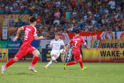 Vòng 9 V-League 2019: HAGL thắng tưng bừng, Hà Nội FC thua thảm hại