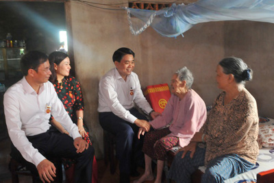 Đoàn công tác của Ban Thường vụ Thành ủy Hà Nội thăm hỏi, tặng quà tại tỉnh Bà Rịa - Vũng Tàu
