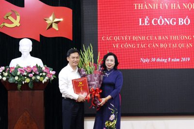 Ông Hà Minh Hải giữ chức Bí thư Quận ủy Đống Đa